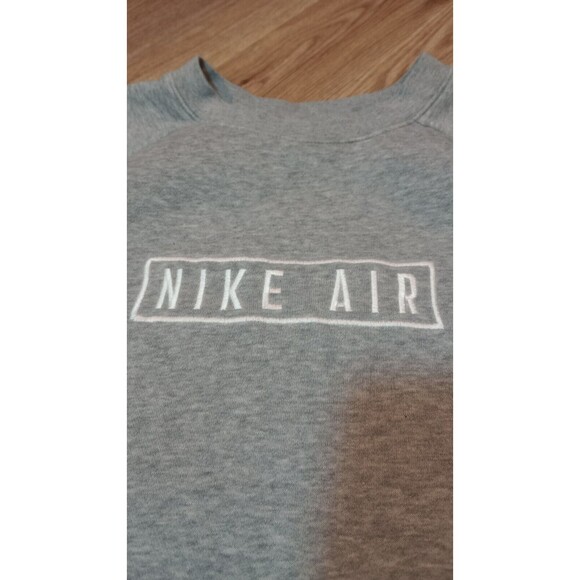 Nike Air Sweatshirt Youth XL Fleece Embroidered Extra Large Spell Out Crew Neck - Picture 3 of 16